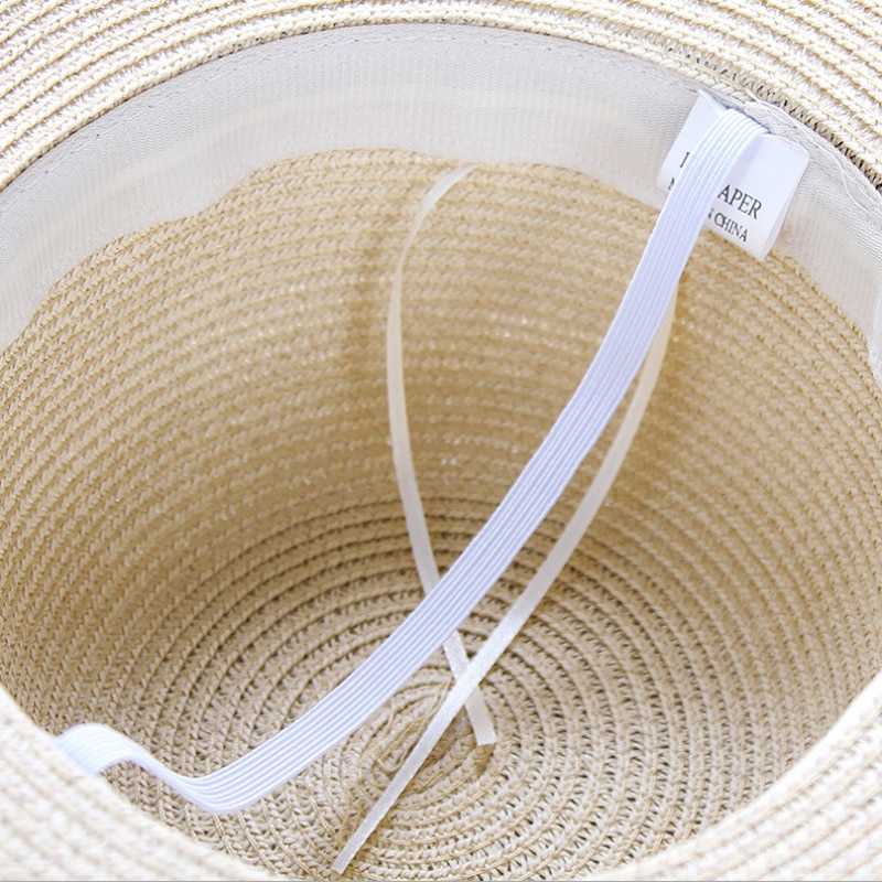 Foldable Wide Brim Straw Hat